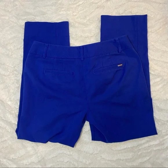 WHBM Slim Ankle Pants Blue Sz 8 - Picture 2 of 4